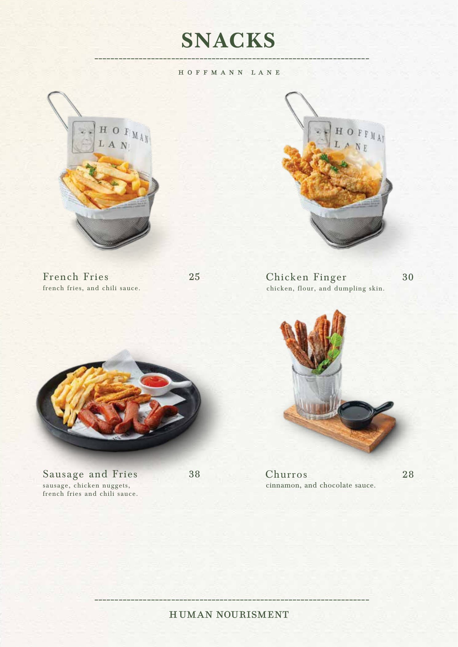 Buku menu Hoffmann Lane, halaman 16 dari 30