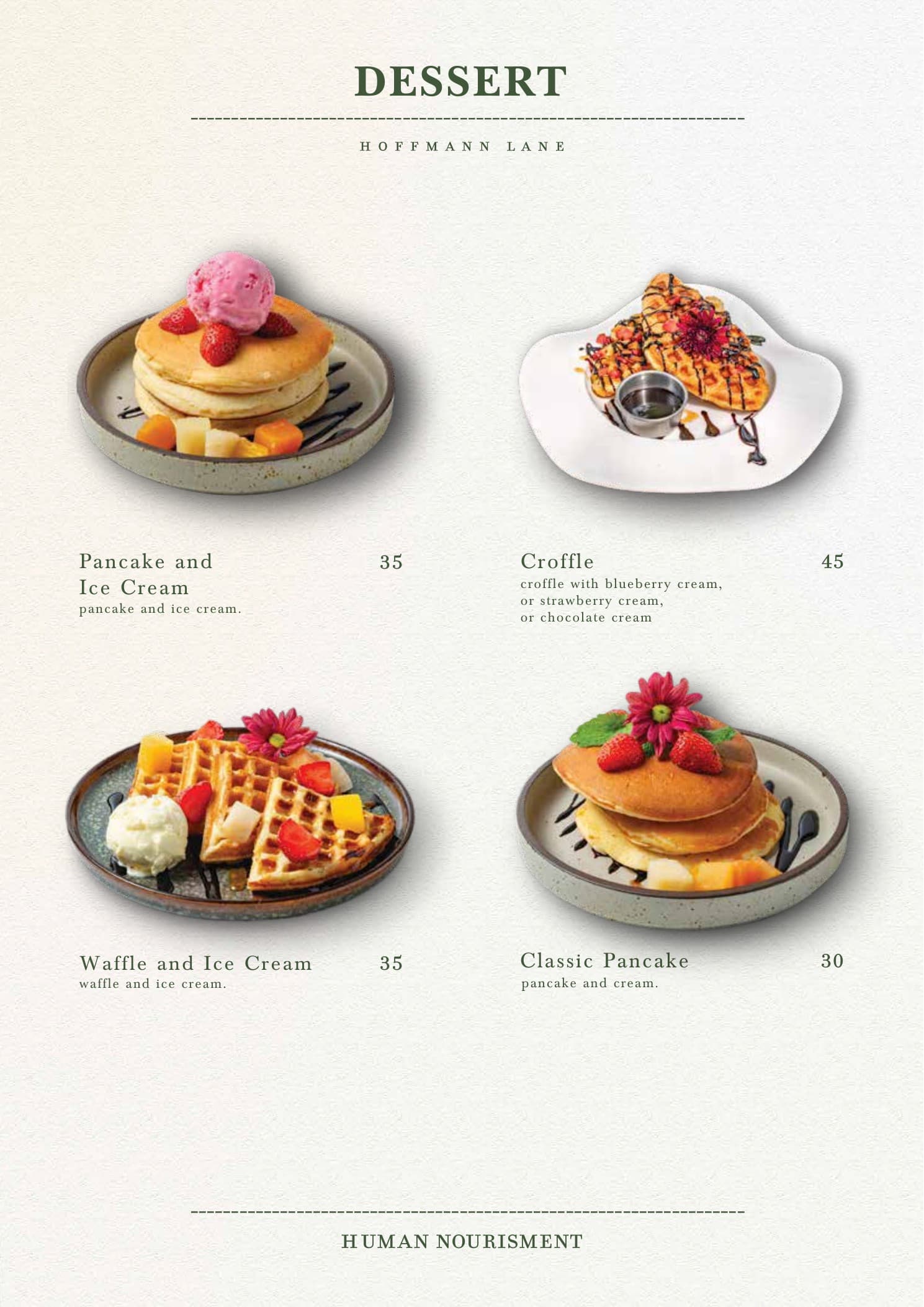 Buku menu Hoffmann Lane, halaman 17 dari 30