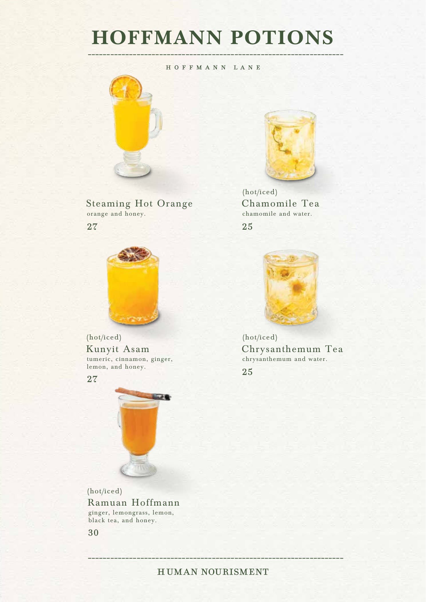 Buku menu Hoffmann Lane, halaman 25 dari 30