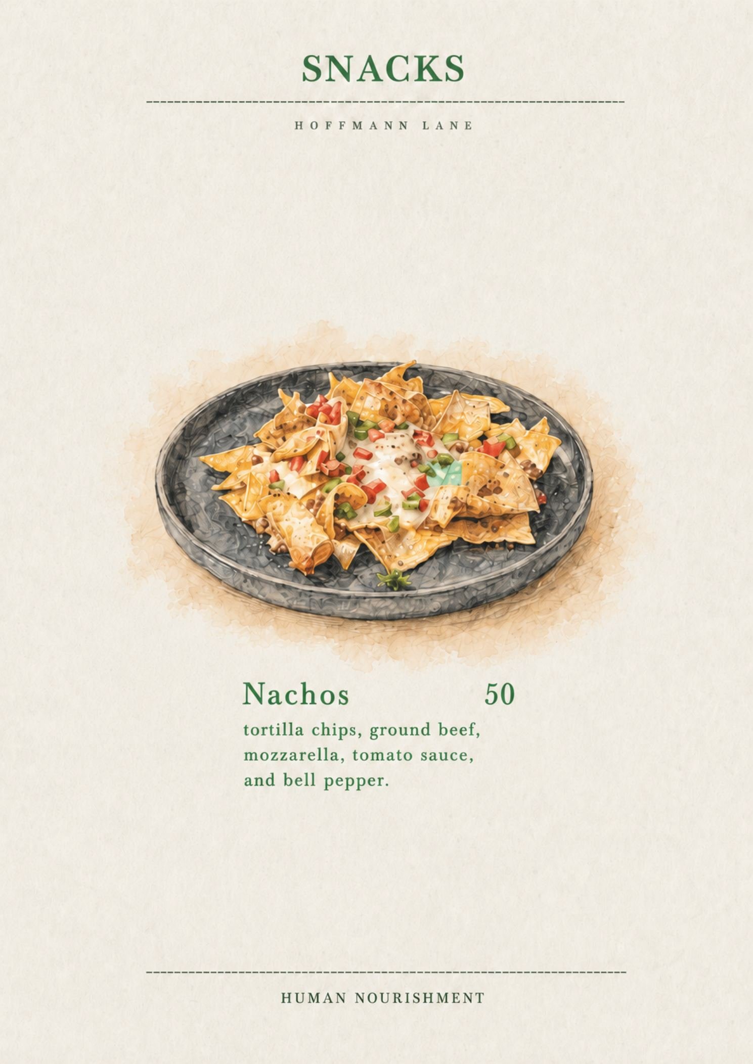 Buku menu ilustrasi Hoffmann Lane, halaman 17 dari 32